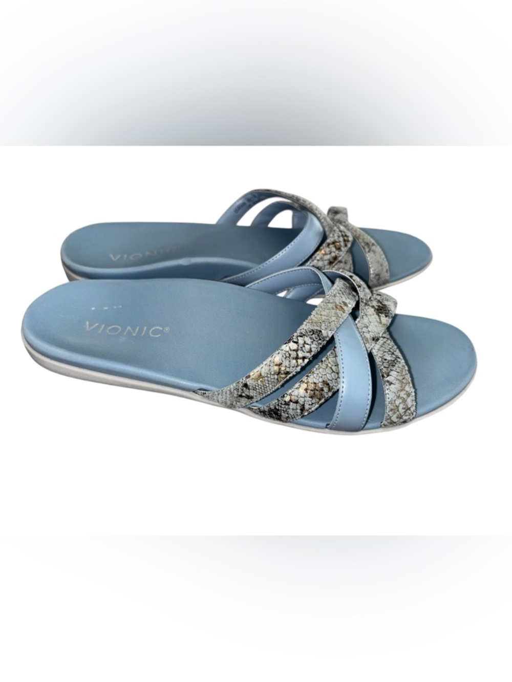 Vionic Orthotic Women's Dava Boa Slide Sandals Size 7.5